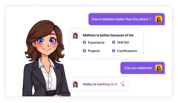Hailey smart hiring chat assistant