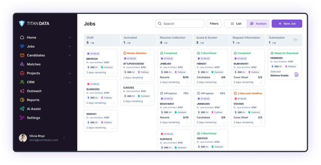 Automated Recruitment Workflow System
